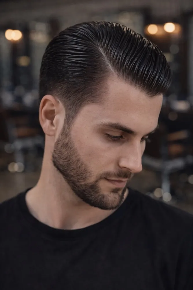 Corte Executive Contour finalizado com Pomada Classic