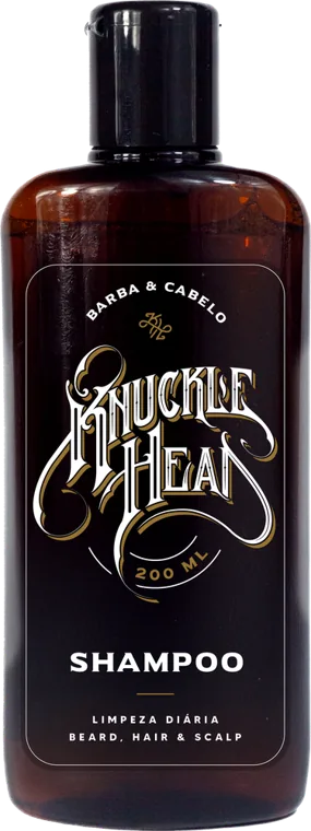 Frasco do Shampoo 2 em 1 Knucklehead